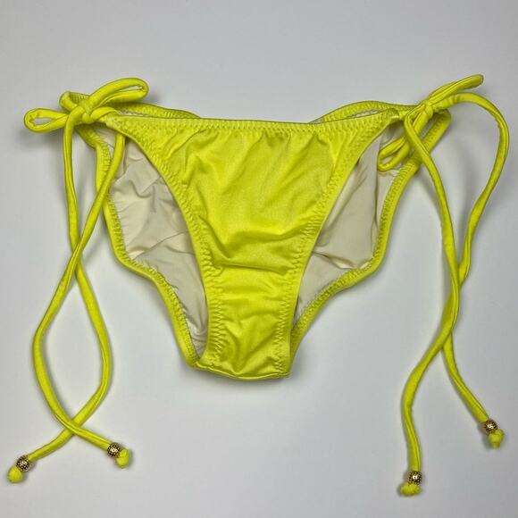 Eberjey Beach Glow Kate Bikini Bottom Yellow Small - Picture 9 of 9